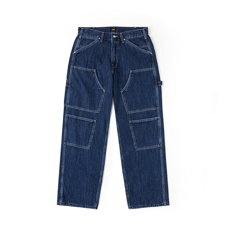 Lee Lee SS26 Jeans Men's Medium Dark Blue Moderate Straight Fit Pants