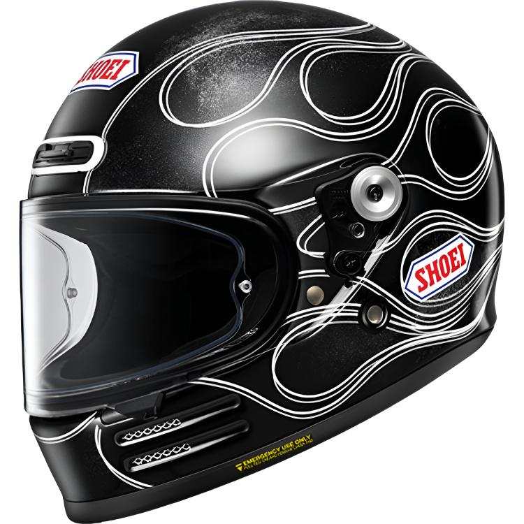SHOEI GLAMSTER Full Face Vintage Helmet AIM Single Lens Commute Travel Motorcycle Helmets