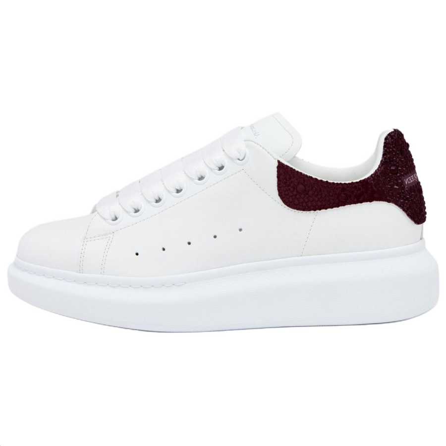 Alexander McQueen Leather Low top Casual Shoes Women's White