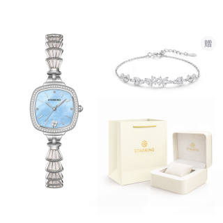 STARKING Quartz Movement Stainless Steel Watchband Watch Women's Watch Mother of Pearl Color Watch Dial