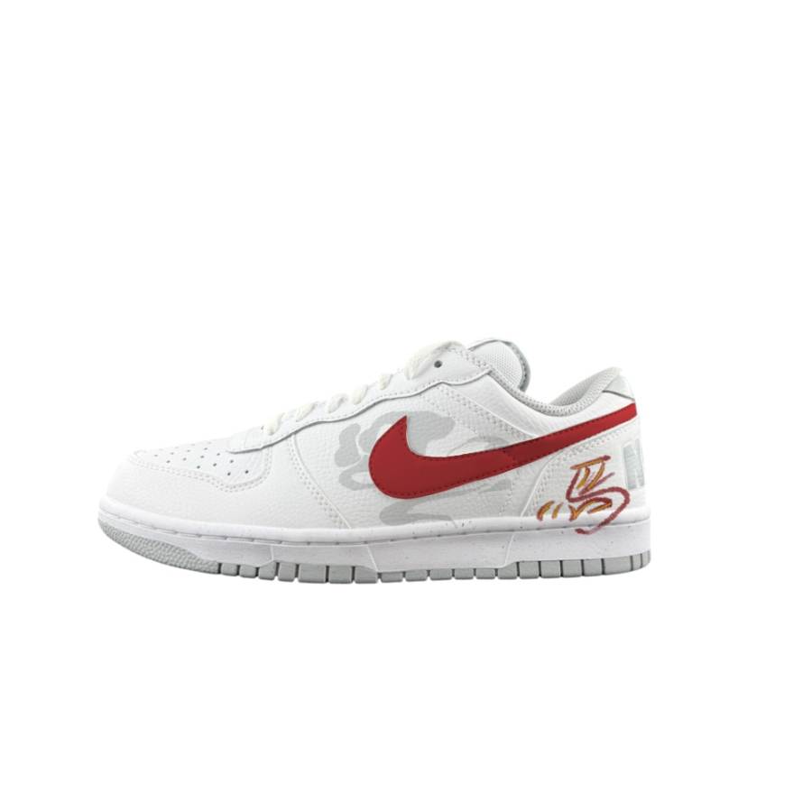 Nike Nike Big Immediate Blessing Arrives Pu Hand Drawn Slip Resistant Slip Resistant Low top Casual Skateboard Shoes Unisex