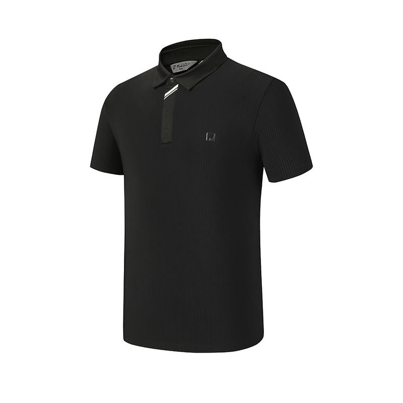 FILA Golf Polo Shirt Men's Pitch Black