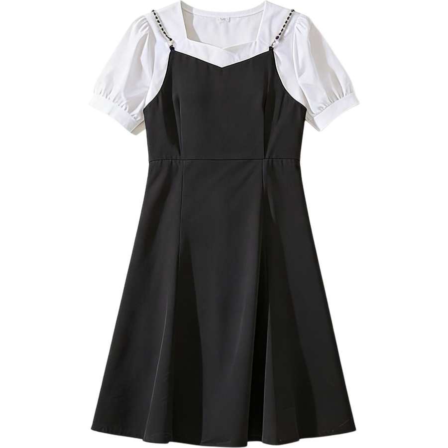 Tonlion Short Sleeved Dress Women's