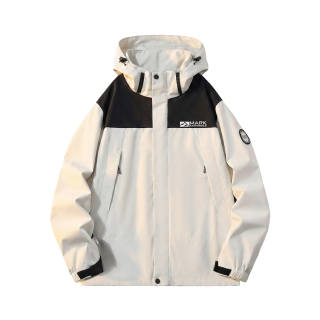 FAIRWHALE Jackets Unisex Detachable Hood Moderate Workwear