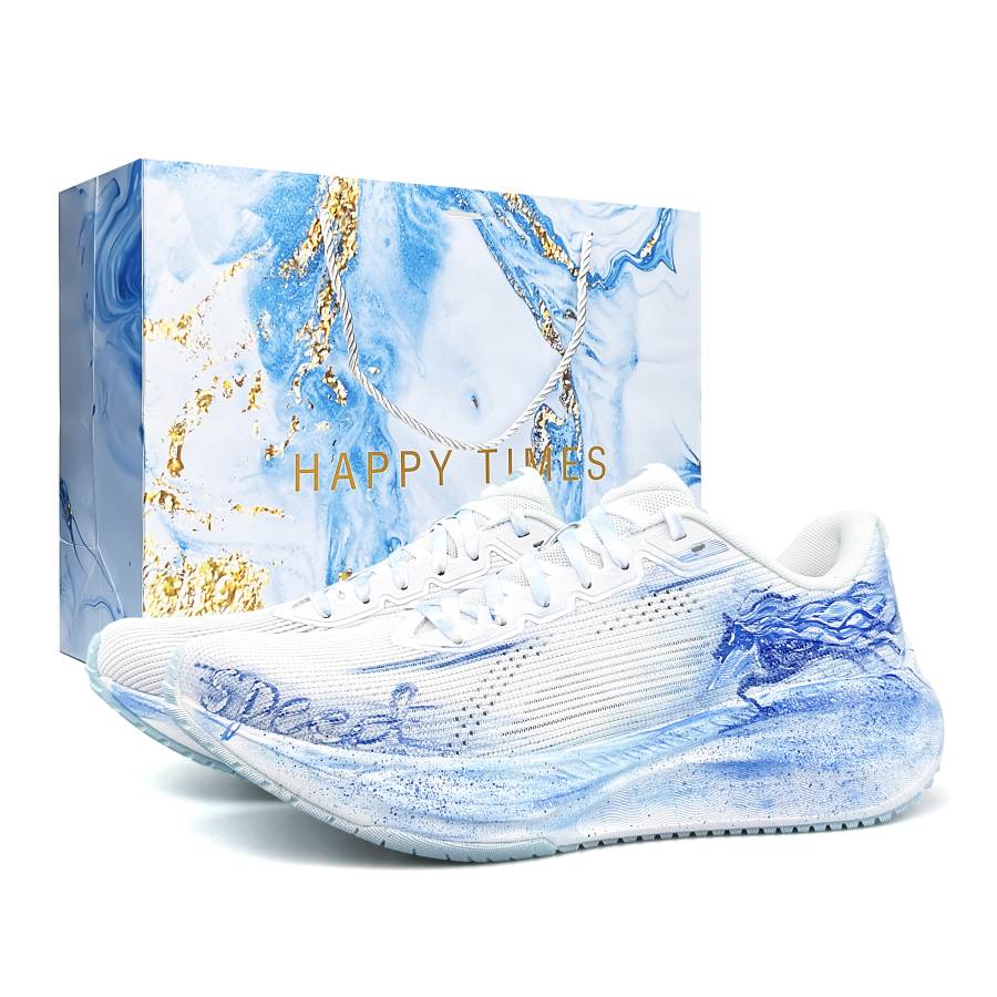 Li-Ning Li Ning Wuyue Low top Casual Physical Fitness Test & Exam City Commuting Running Shoes Unisex Blue White