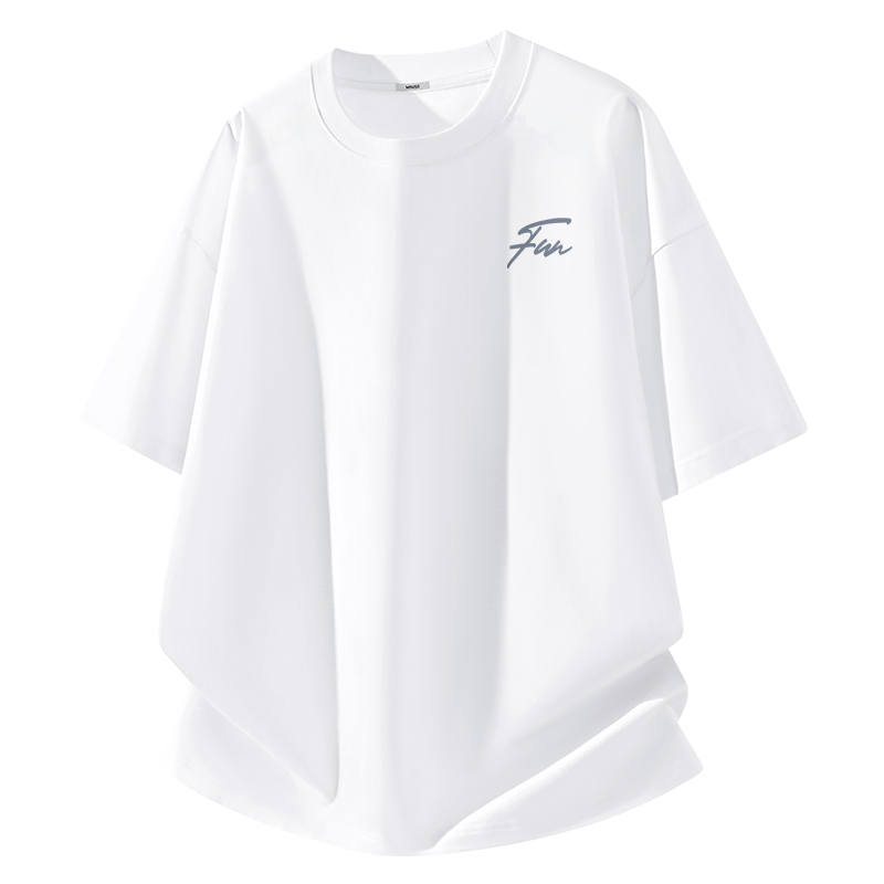 MINISO T Shirts Unisex Crew Neck Moderate Heavyweight