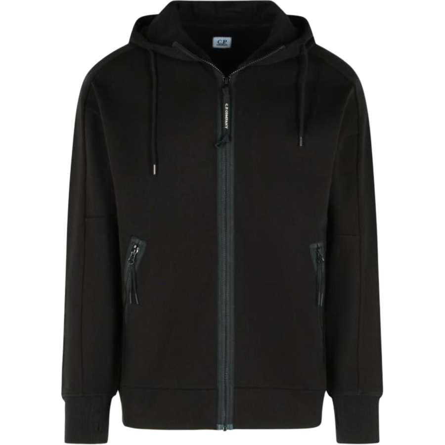 C.P.Company Goggle-detail zip-up hoodie