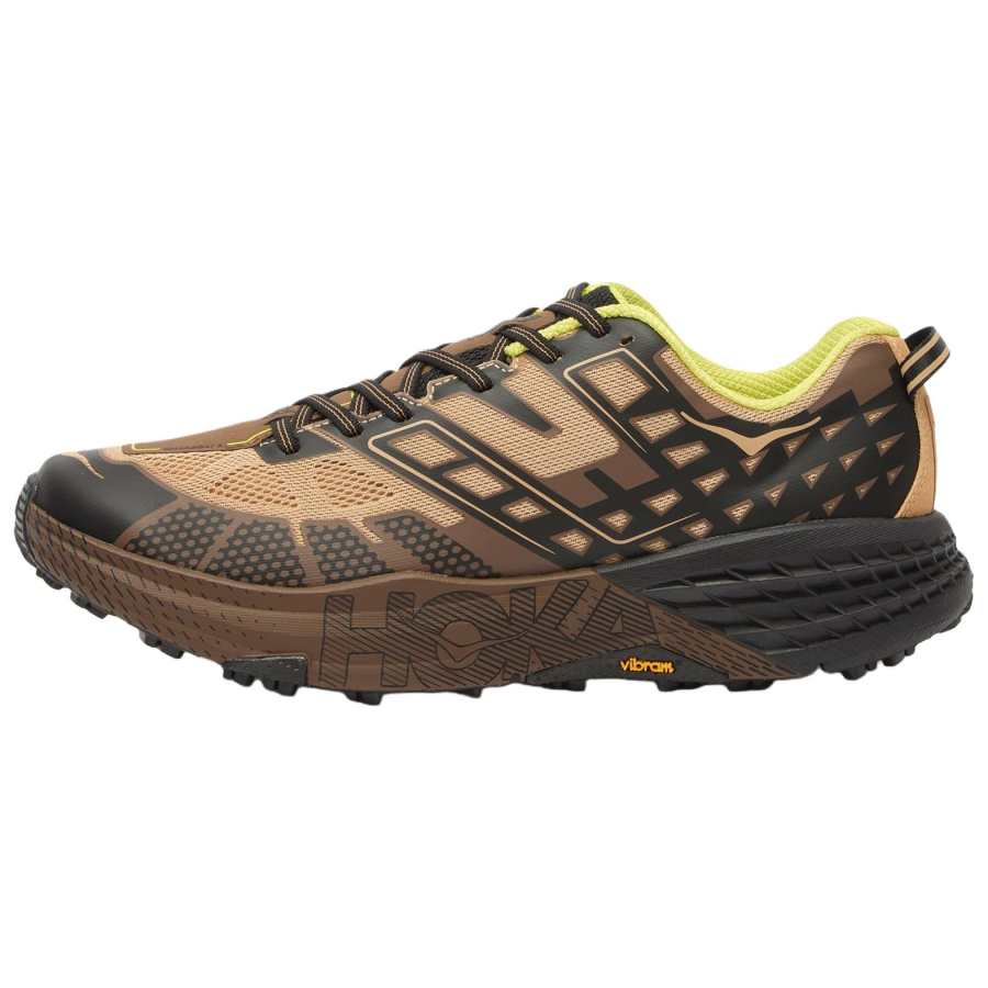 HOKA ONE ONE SPEEDGOAT 2 Trail Running Shoes Men's Brown