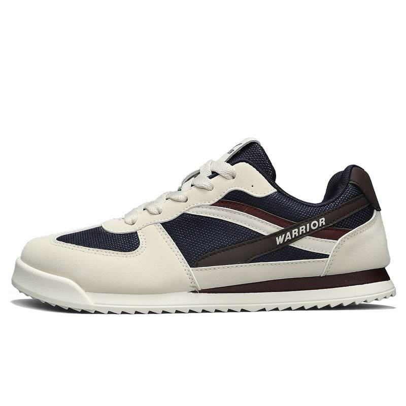 WARRIOR Warrior Low top Casual Shoes Men's Beige Dark Blue