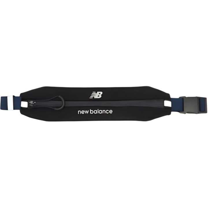 New Balance New Balance Fabric Fanny Pack Unisex Black & Marine Blue