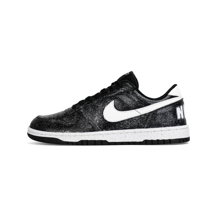 Nike Nike Big Ink Silver Synthetic Leather, Leather Wrapping, Wear Resistant And Non Slip Low top Skateboard Shoes Men's