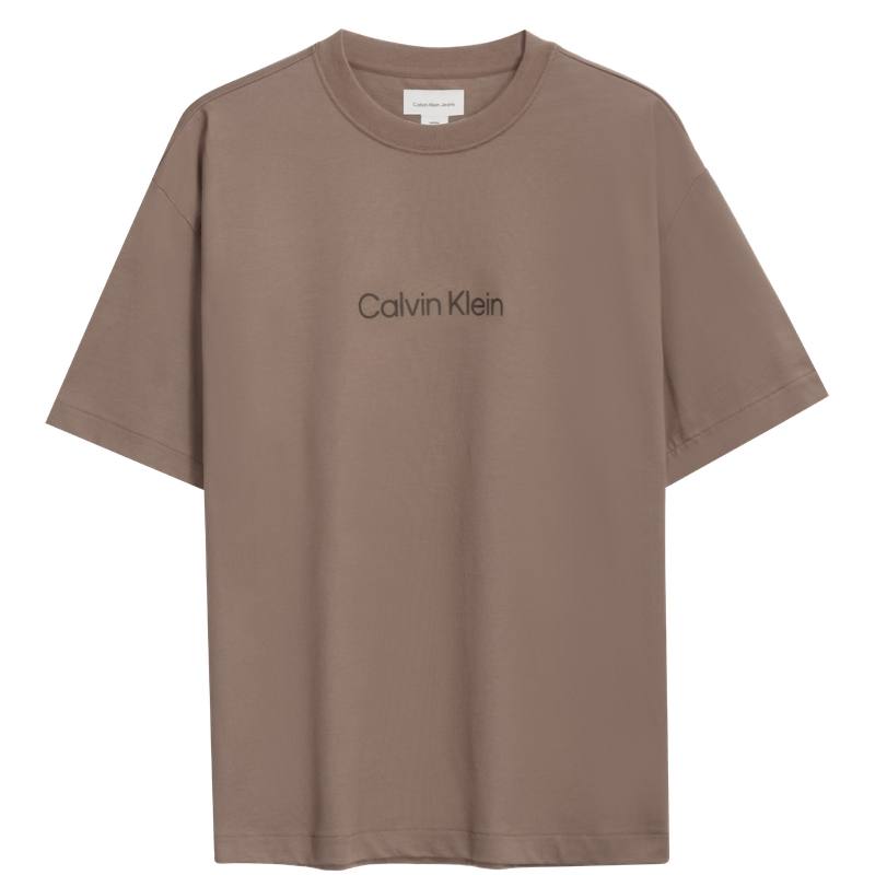 CALVIN KLEIN T-Shirt Men's Dark Taupe