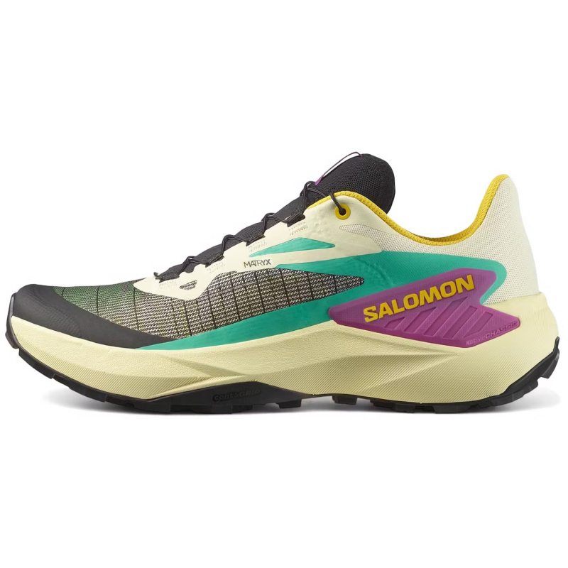 SALOMON GENESIS Trail Running Shoes Men's Yellow