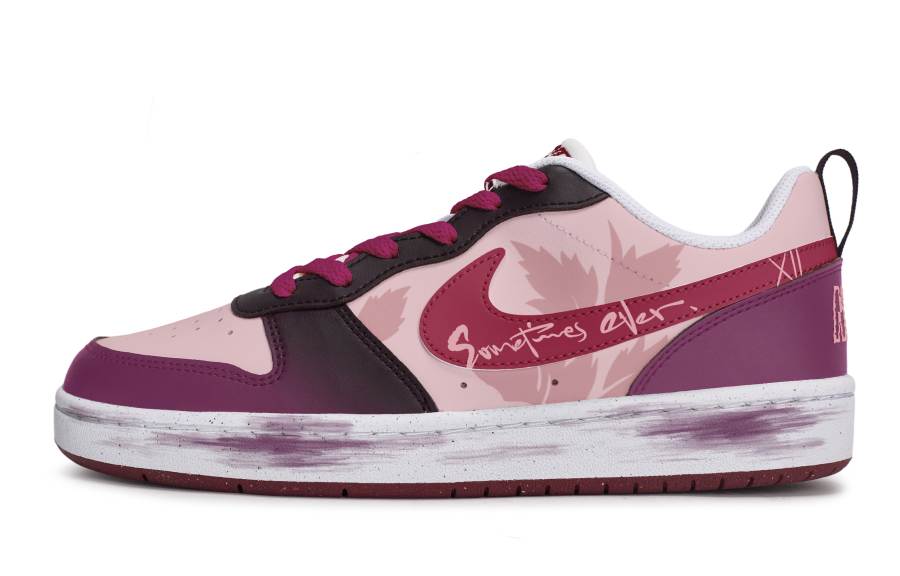 Nike Nike Court Borough REGO Hot Dog, Berry Night Brew Slip Resistant Slip Resistant Low top Skateboard Shoes