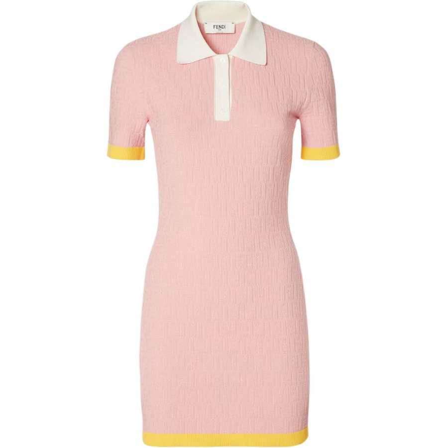 FENDI SS26 Short Sleeved Dress Women's