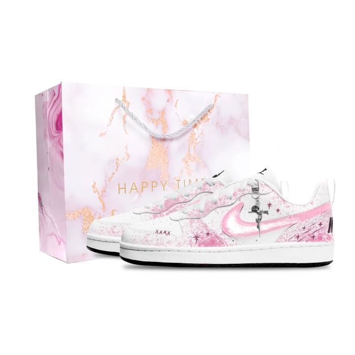 Nike Nike Court Borough Abrasion Resistant Low top Kids' Skateboarding Shoes Unisex