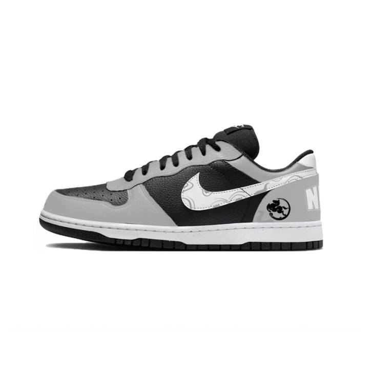 Nike Nike Big Thermal Lightweight Height Increasing Low top Skateboard Shoes Men's Gray