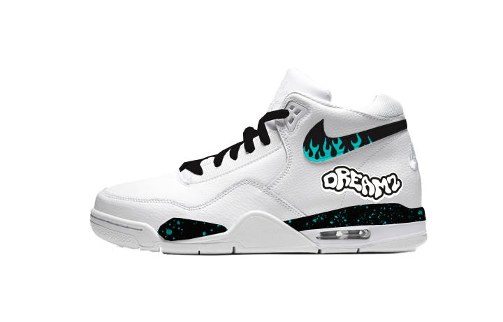 Nike Nike Flight Legacy Mid top Vintage Basketball Shoes Unisex White