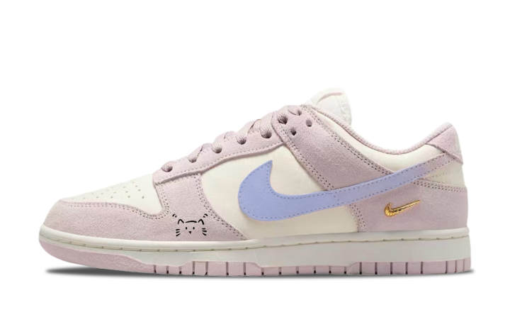 Nike Nike Dunk Meowth Suede Abrasion Resistant Slip Resistant Abrasion Resistant Slip Resistant Low top Skateboard Shoes