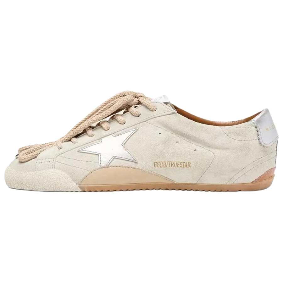 Golden Goose True Star Low top Casual Shoes Women's Light Gray