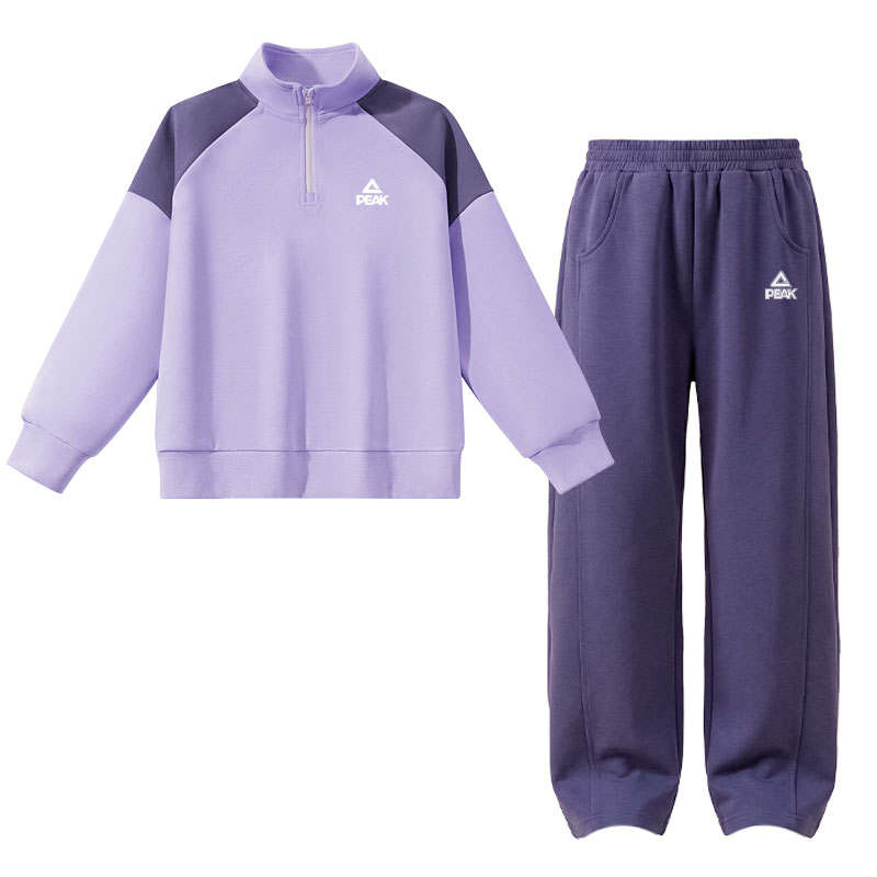 PEAK PEAK Kids Casual Sportswear Half Open Collar Moderate