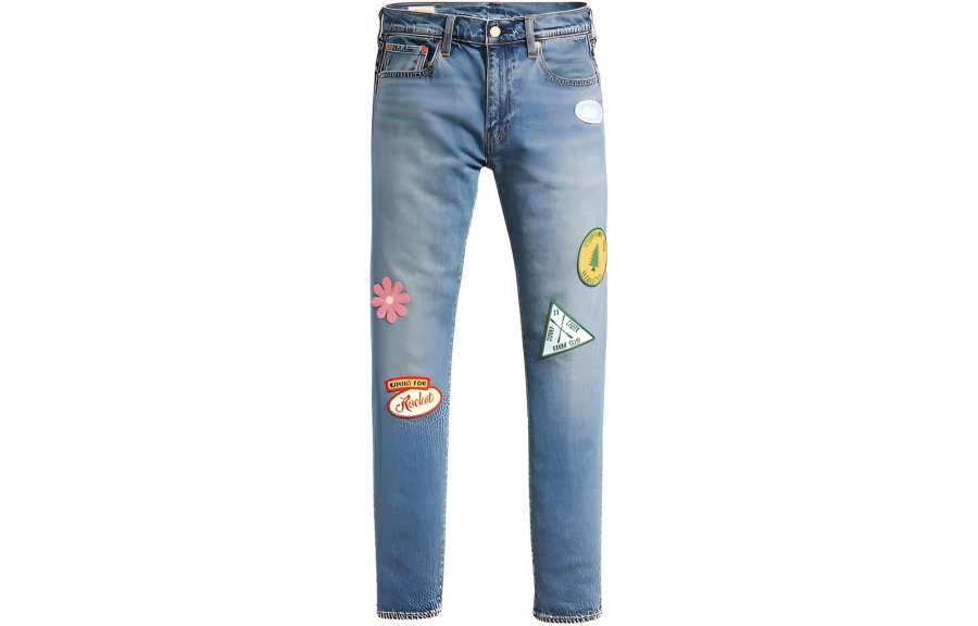 Levis Levis Jeans Unisex Blue Moderate Straight Fit Pants