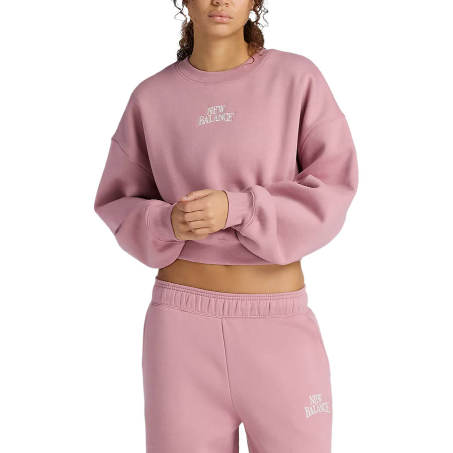 New Balance New Balance Sweatshirts Women's Rosewood Crew Neck Thickened