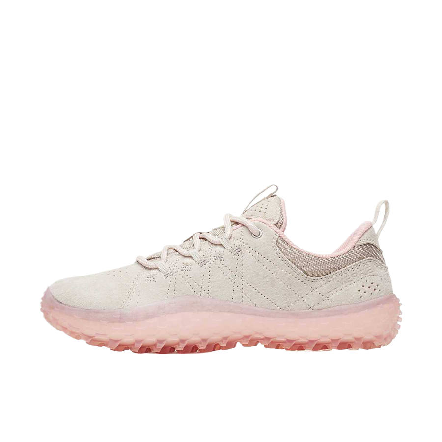 MERRELL Wrapt Slip Resistant, Abrasion Resistant, Lightweight Low top Casual Shoes Women's Ecru Pink