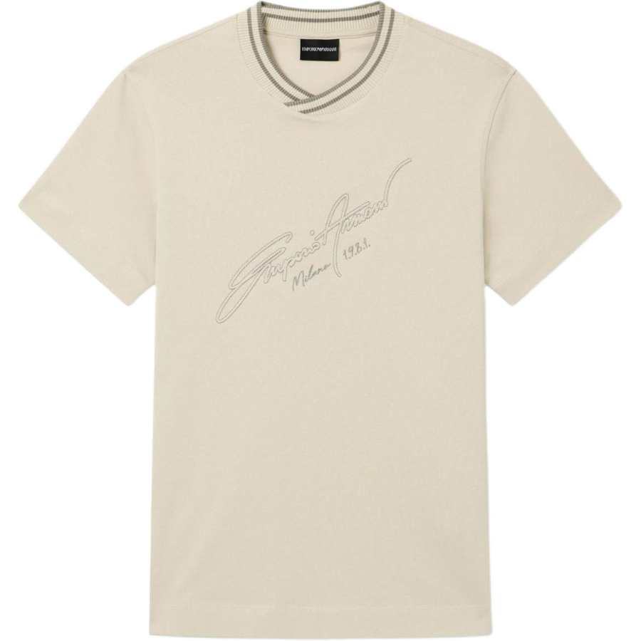 Emporio Armani Heavy single jersey T-shirt
