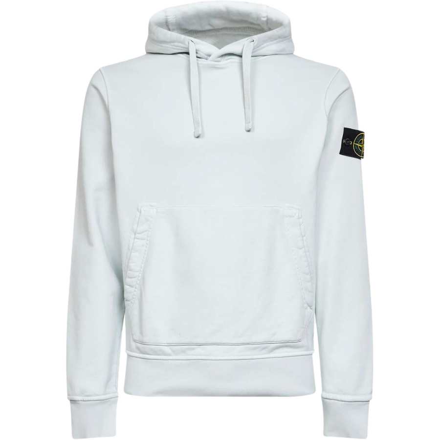 STONE ISLAND Stone Island Logo Patch Drawstring Hoodie