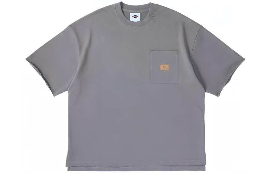 MADNESS T Shirts Unisex Gray Crew Neck Moderate Straight Fit