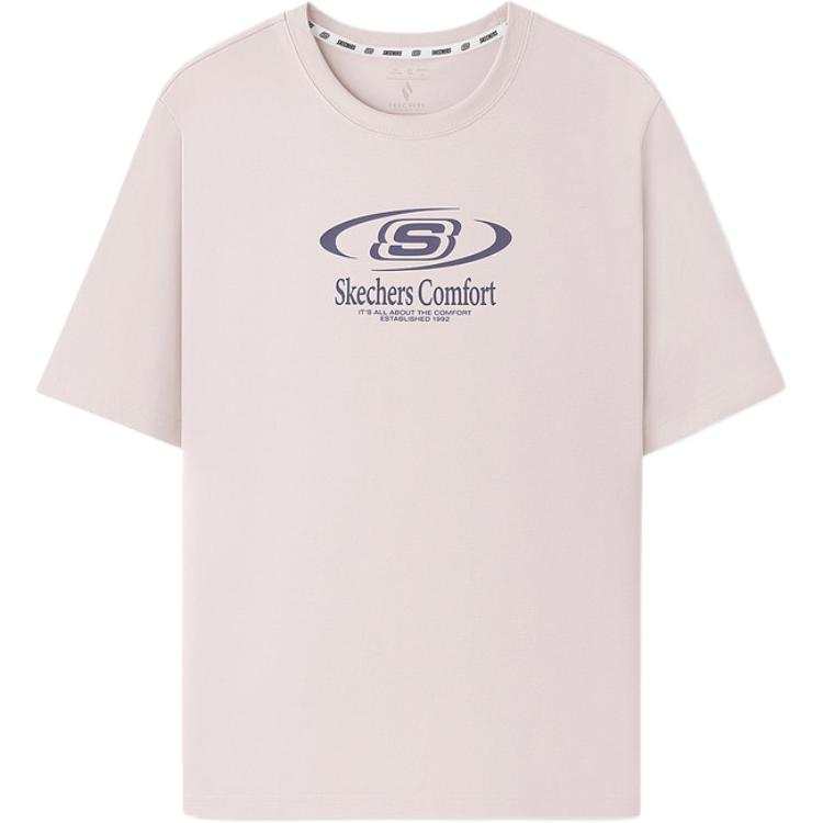 Skechers T Shirts Unisex Lotus/03PF Crew Neck Moderate