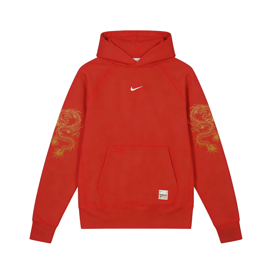 Nike Nike Sportswear Minimalist Style Horse Year Limited Fleece Lined Comfortable Soft Long Sleeved Casual Hooded Sweatshirt