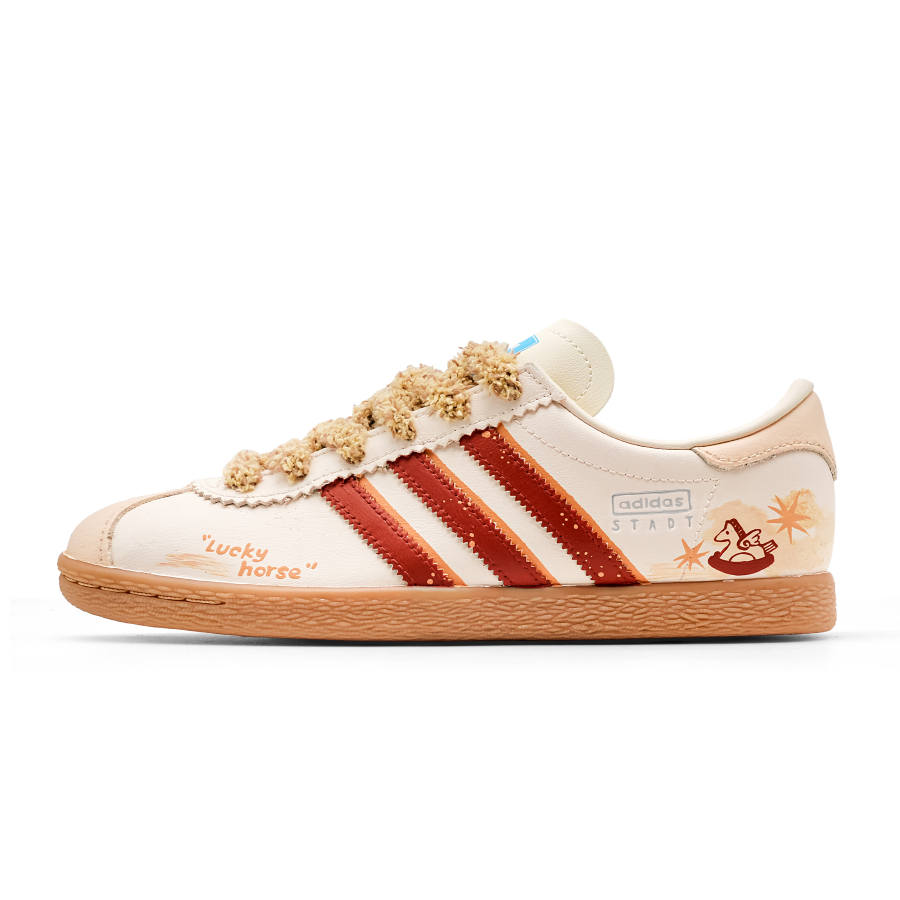 Adidas Originals Stadt Fu Ma Li You, Footprint Innovation Low top Skateboard Shoes Unisex Orange