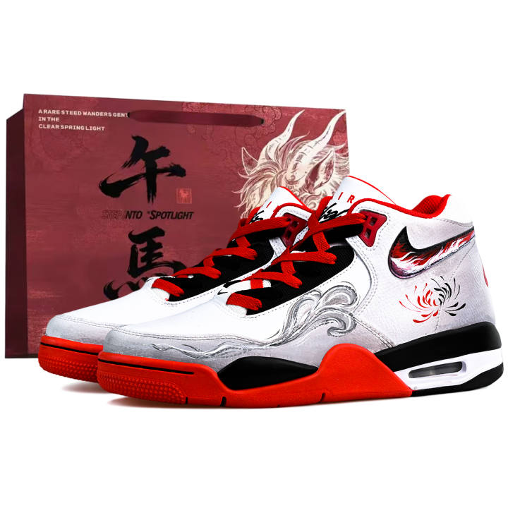 Nike Nike Flight Legacy Abrasion Resistant Coverage Mid top Vintage Basketball Shoes Men's