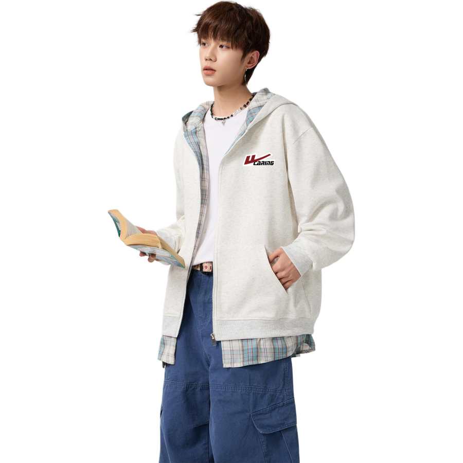 WARRIOR Sweatshirts Unisex Hooded Moderate Cardigan