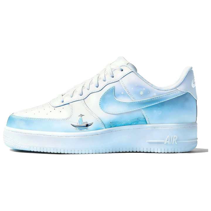 Nike Nike Air Force Solitary Fishing On The Cold River Leather Abrasion Resistant, Lightweight, And Breathable Low top