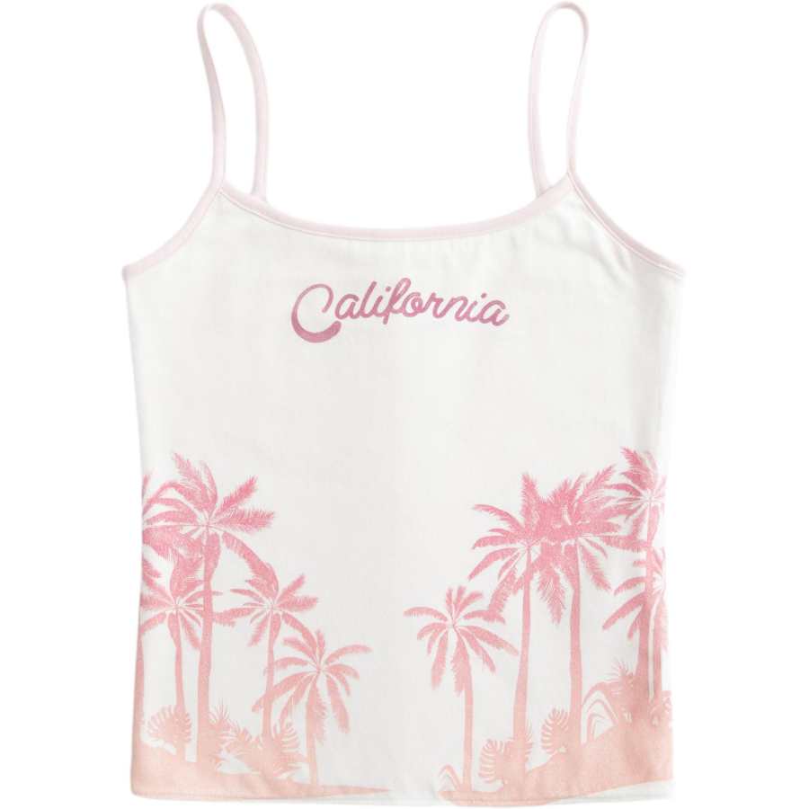 Hollister/ Camisoles Women's White Square Collar Moderate Other
