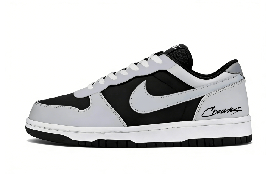 Nike Nike Big Cushioning Low top Skateboard Shoes Unisex Black Gray