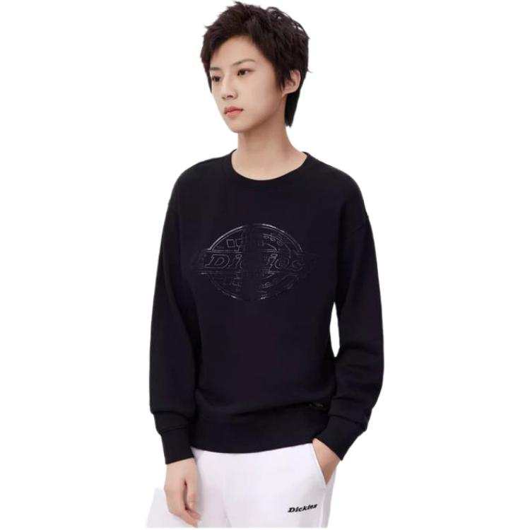 Dickies Sweatshirts Women's Black/CC2 Crew Neck Moderate Other