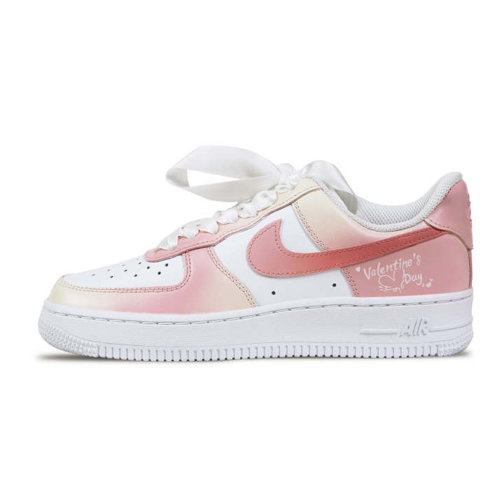 Nike Nike Air Force 1 Air Force 1, Love At First Sight Leather Abrasion Resistant Slip Resistant