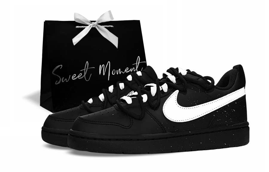 Nike Nike Court Borough Slip Resistant Slip Resistant Low top Kids' Skateboarding Shoes Black Kids'