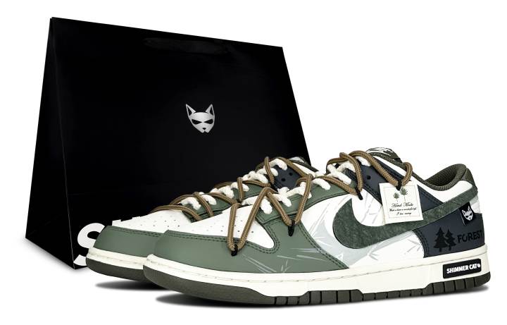 Nike Nike Dunk Forest Abrasion Resistant Low top Skateboard Shoes Unisex