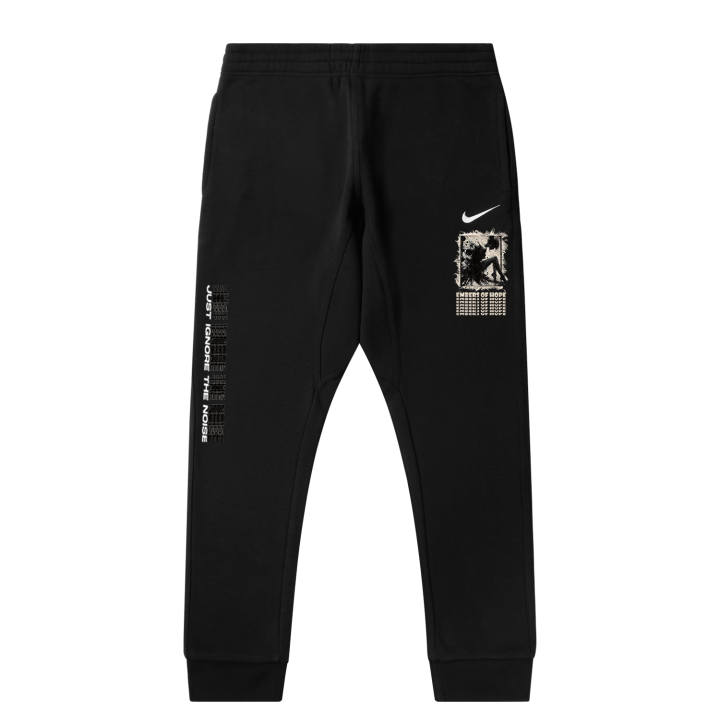 Nike Nike Knitted Sweatpants Unisex Black Thickened Cuffed Pants