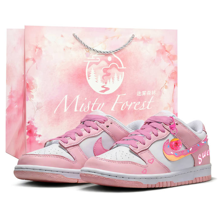 Nike Nike Dunk Strawberry Donut Low top Skateboard Shoes Casual Shoes Women's Pink
