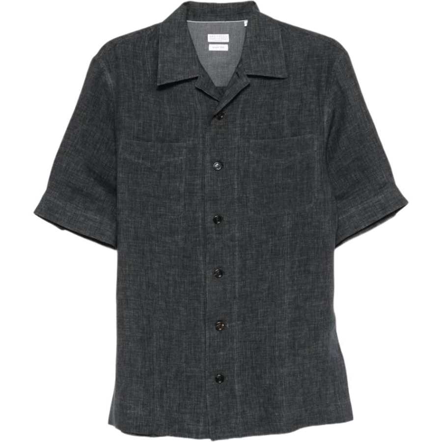 Brunello Cucinelli pocket linen shirt