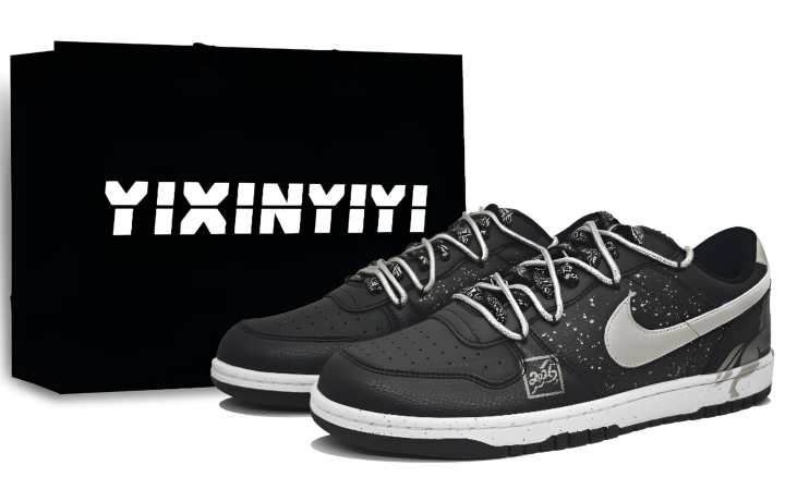 Nike Nike Big Abrasion Resistant Breathable Low top Skateboard Shoes Unisex Cloud Silver