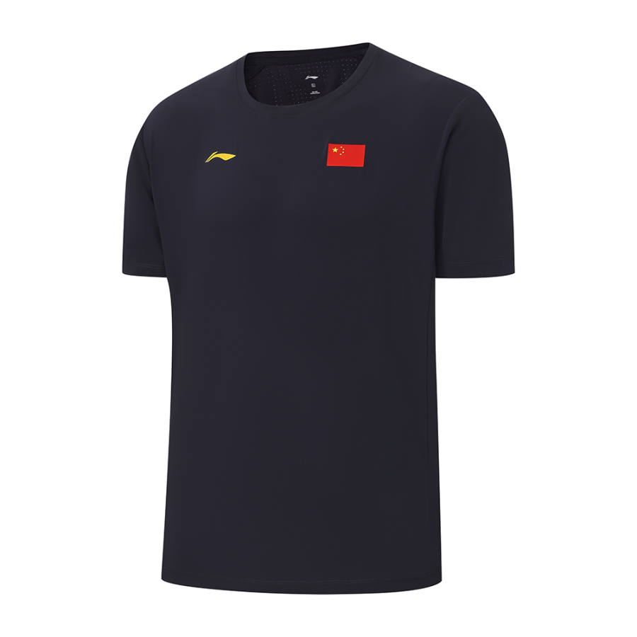 Li-Ning Li Ning Honor Gold Logo | 26 Spring Short Sleeved T Shirts Sponsored Men's