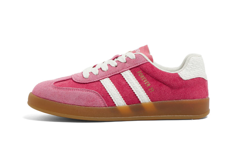 FOREVER 21 Abrasion Resistant Low top German Army Trainers Women's Pink