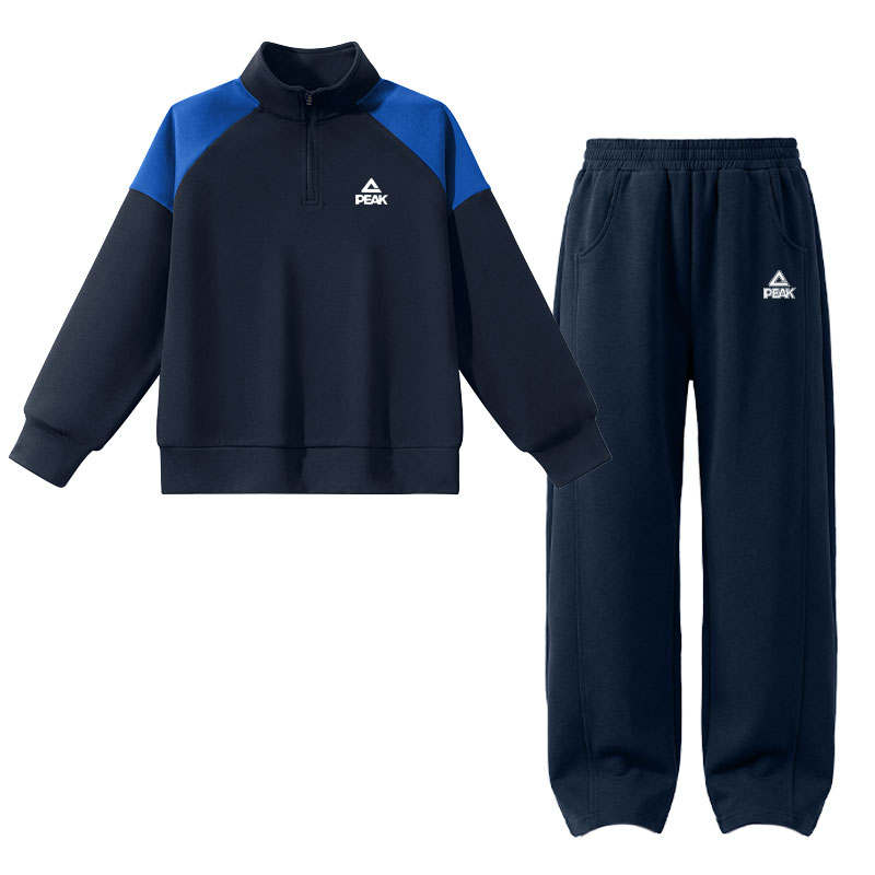 PEAK PEAK Kids Casual Sportswear Half Open Collar Moderate